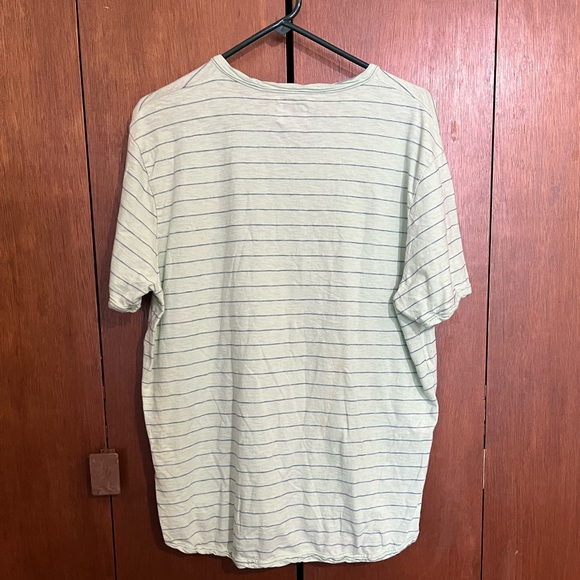 Lucky Brand Mens XL Green W/ Blue Stripes - Picture 2 of 4